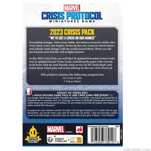 Crisis Pack 2023: Marvel Crisis Protocol