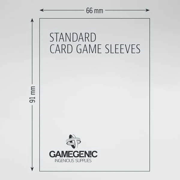Standard Card Game Value Pack Matte Sleeves- Clear (200ct.)