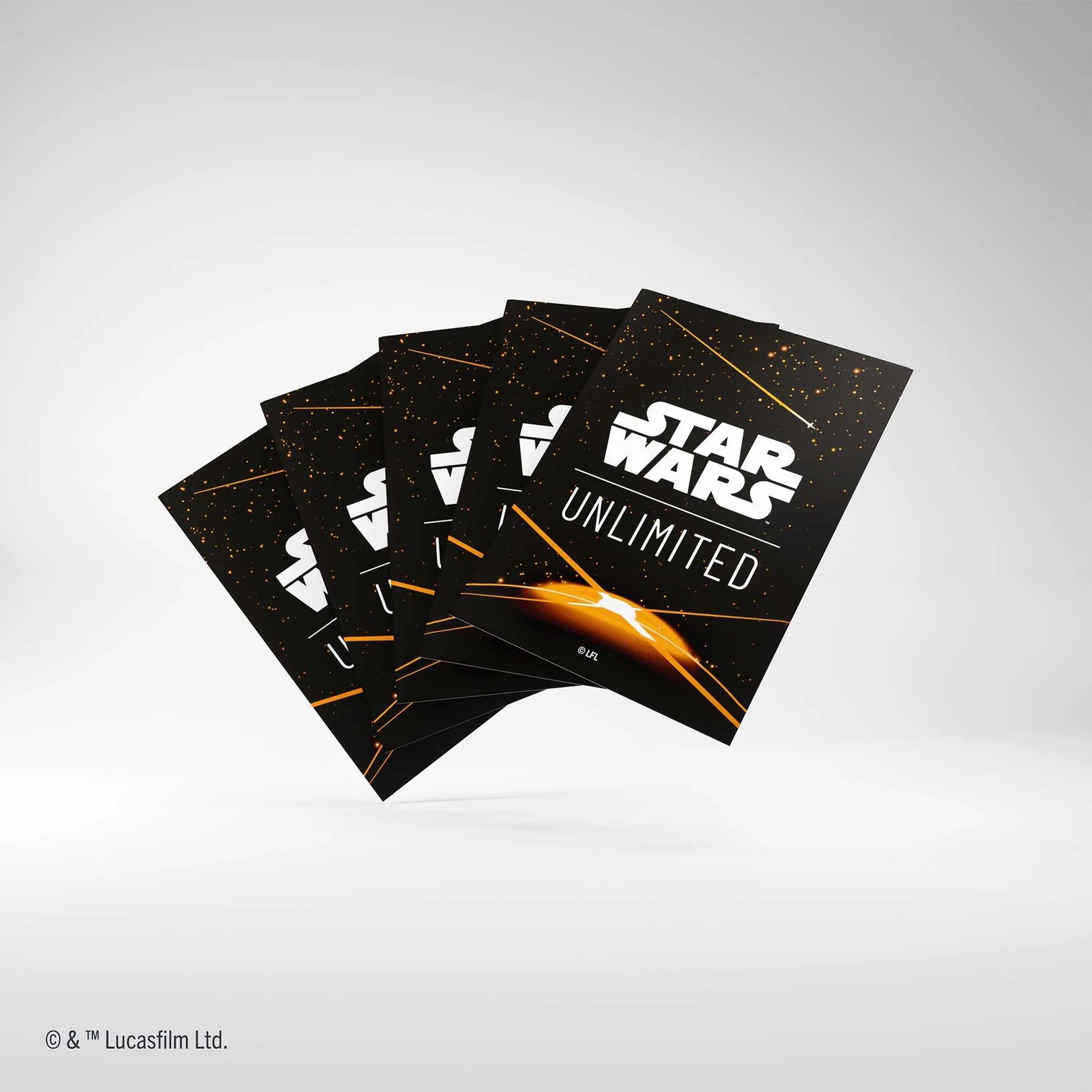 Star Wars: Unlimited Art Sleeves - Card Back Orange