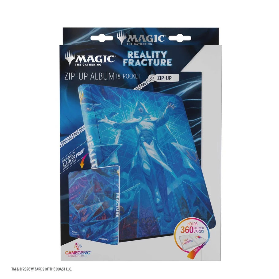 Gamegenic Magic: The Gathering Reality Fracture Zip-Up Album 18-Pocket - Overwrite the Multiverse