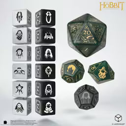 The Hobbit: TCG Dice Set - Verdant Grove