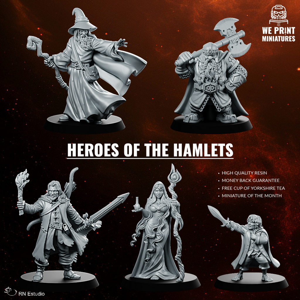 Heroes of the Hamlets 28mm Miniatures Starter Pack