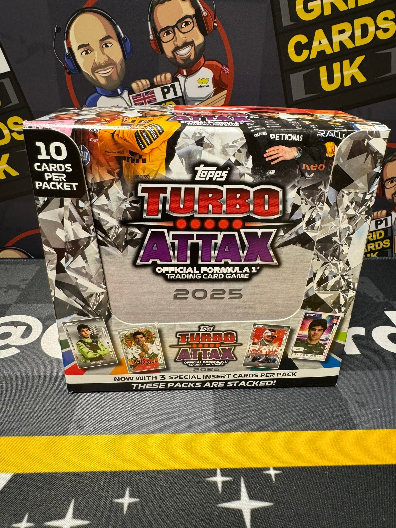Topps F1 Turbo Attax 2025 Display Box (24 Packets) NEW UK Edition