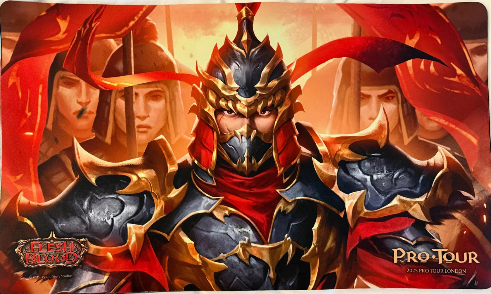 "Kabuto of Imperial Authority" Playmat