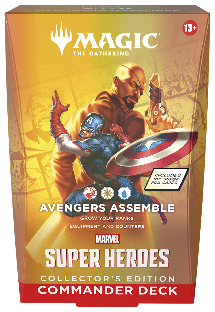 Magic: The Gathering® | Marvel Super Heroes Commander Decks Collector's Edition Avenger's Assemble