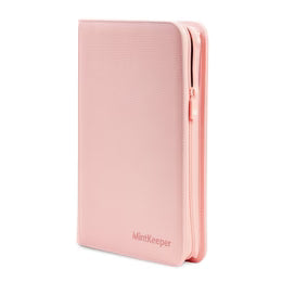 MintKeeper - 252 Toploader Binder - 9 Pocket - Pink