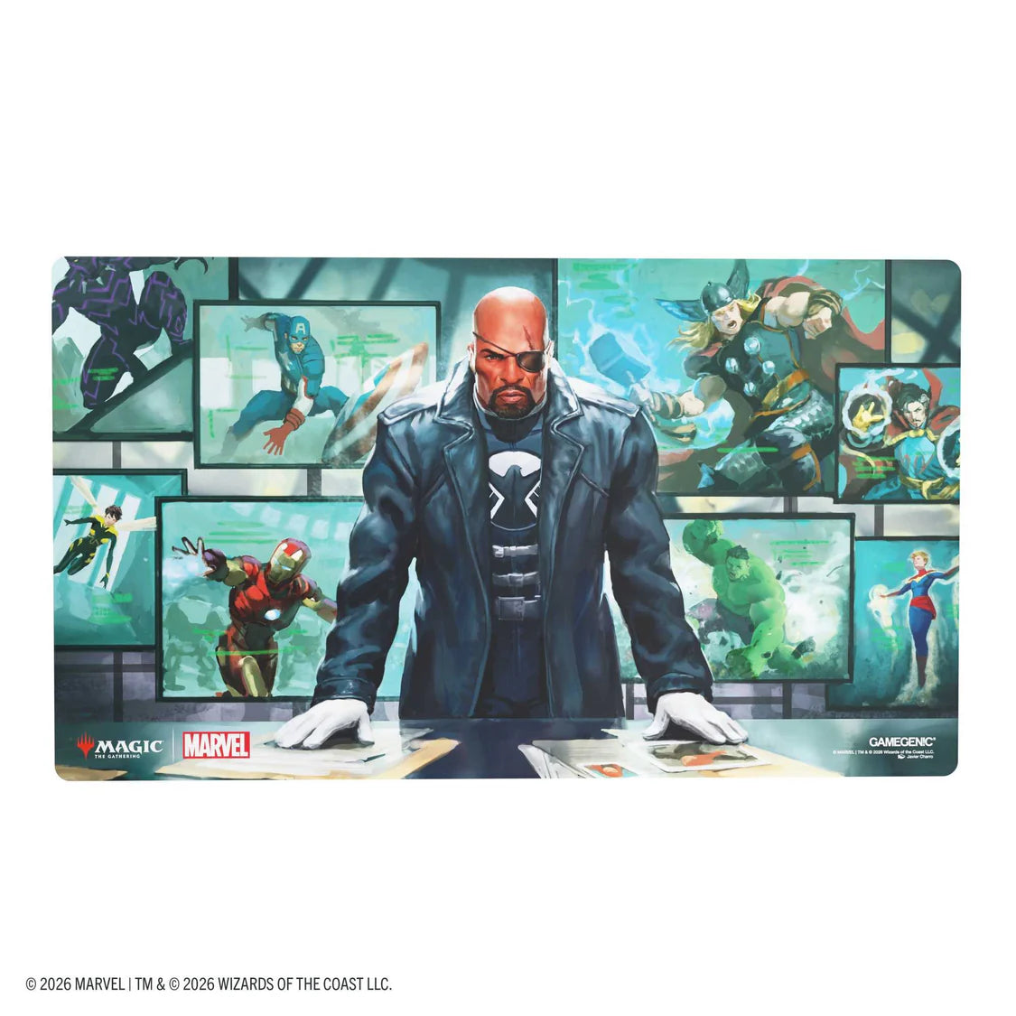 Gamegenic Magic: The Gathering Marvel Super Heroes Prime Playmat - Director Nick Fury