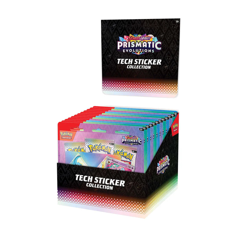 Pokémon TCG: Scarlet & Violet 8.5 – Prismatic Evolutions - Tech Sticker Collection