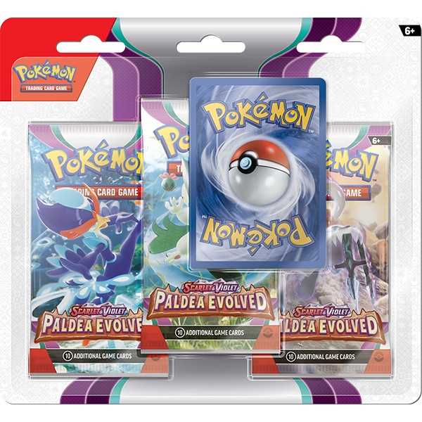 Scarlet & Violet 2 Paldea Evolved 3-Pack Booster