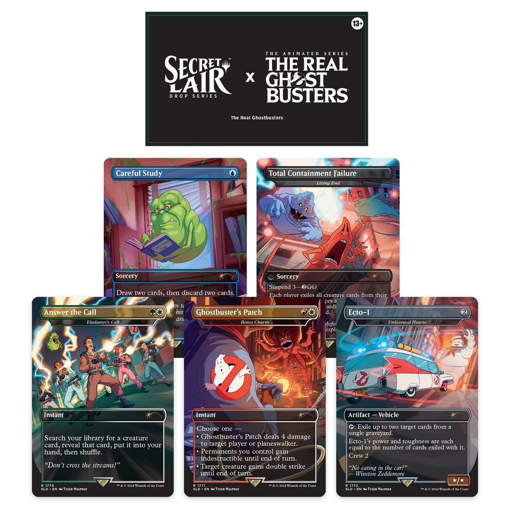 Secret Lair Drop: Secret Lair x Ghostbusters: The Real Ghostbusters (Rainbow Foil Edition)
