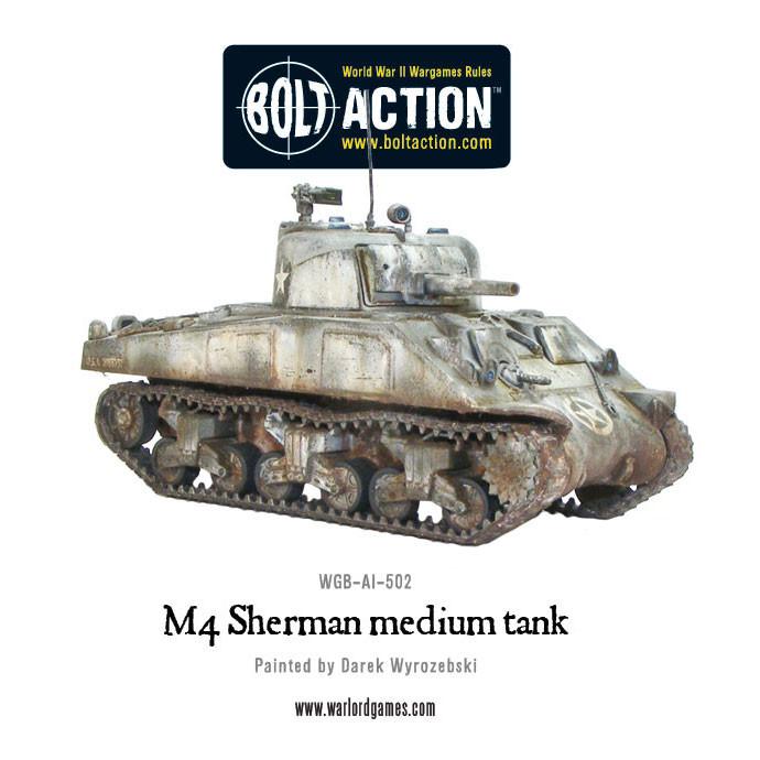 Bolt Action - Plastic M4 Sherman Medium Tank