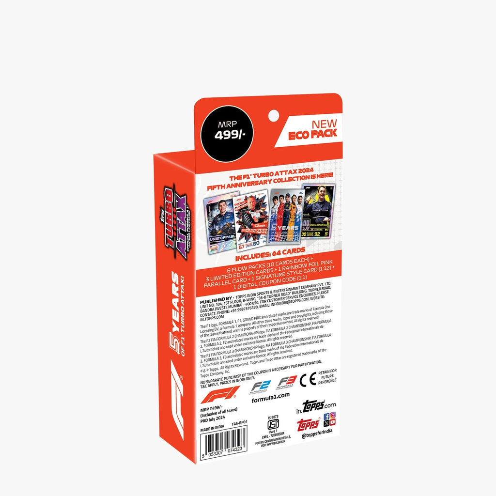 F1 Turbo Attax 2024 - Eco Pack (Indian Release)