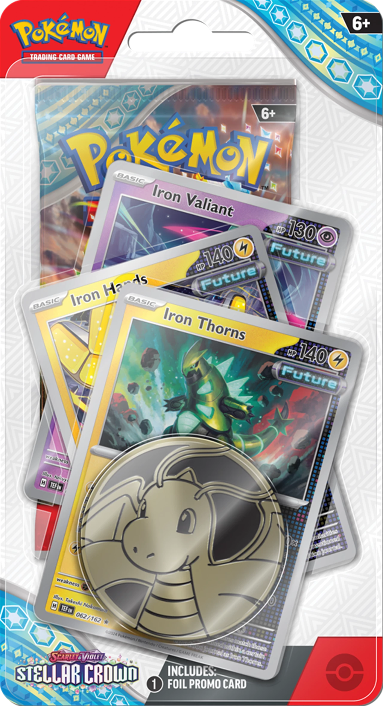 Pokémon TCG: Scarlet & Violet 7 - Stellar Crown - Premium Checklane (Iron Thorns)