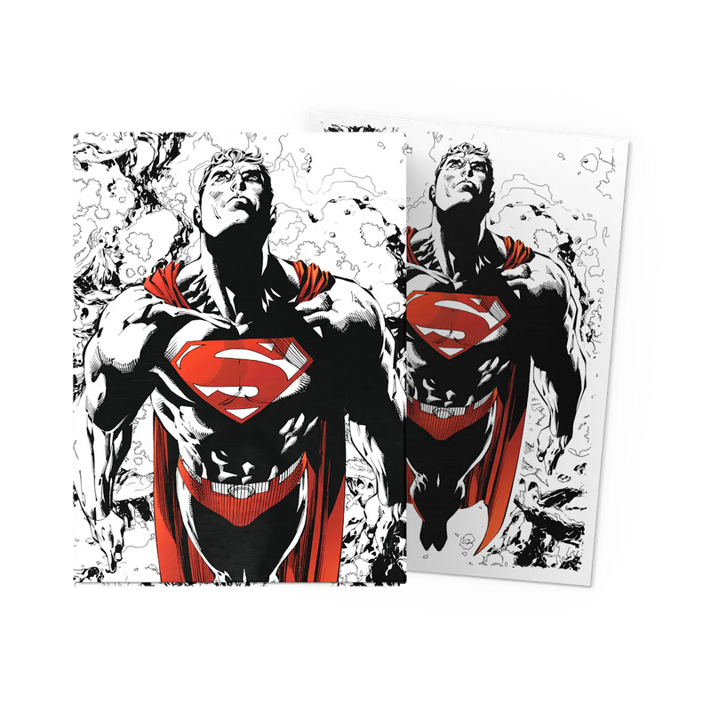 Dragon Shield Art Sleeve - Superman Core (Red/White Variant) - Standard Size