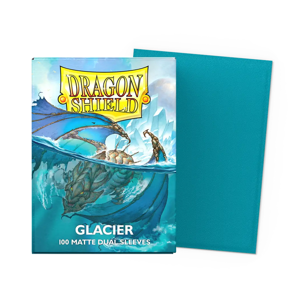 Dragon Shield Matte Dual - Glacier (100ct)