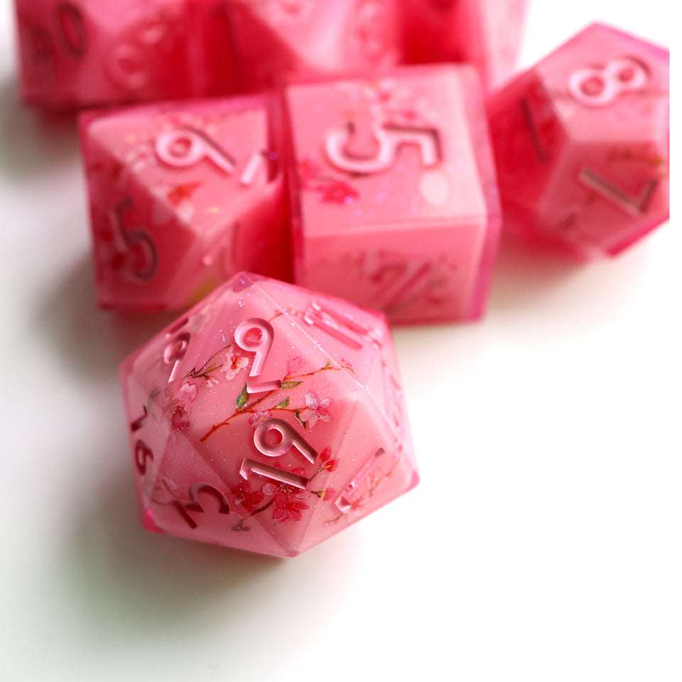 Candied Blossom | Art Core Dice| 7 Piece Set