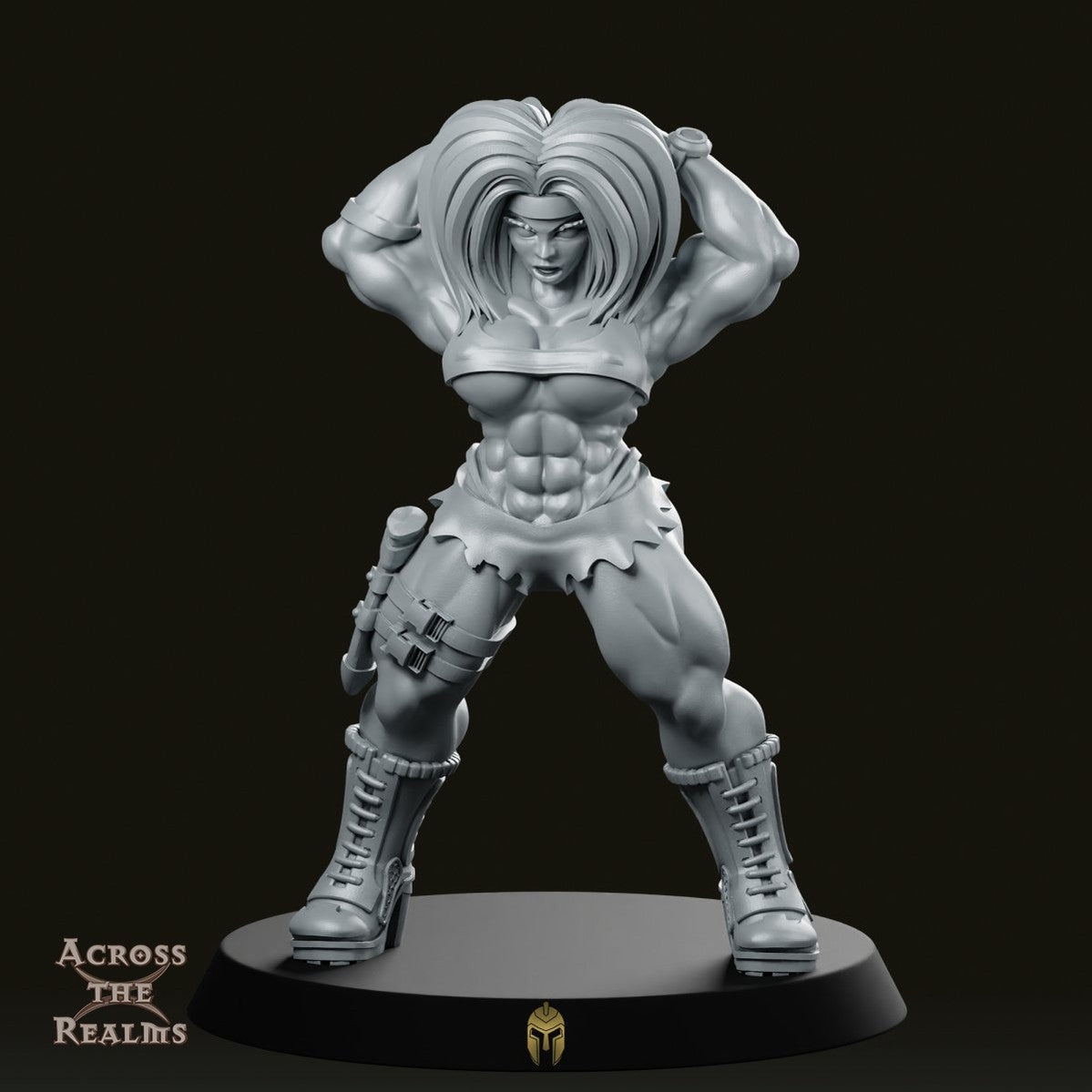 Commando Pinup Cyberpunk Miniature