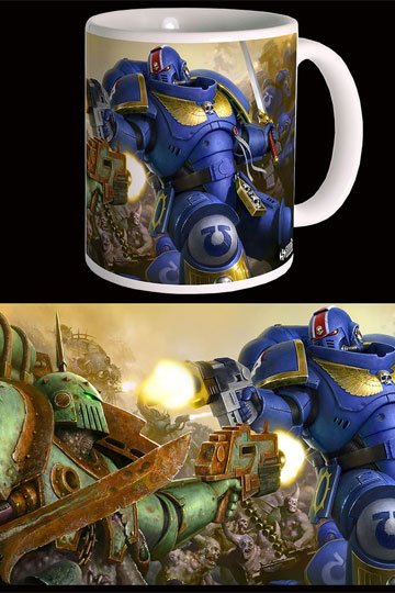 Warhammer 40K Mug Ultramarines VS Nurgle