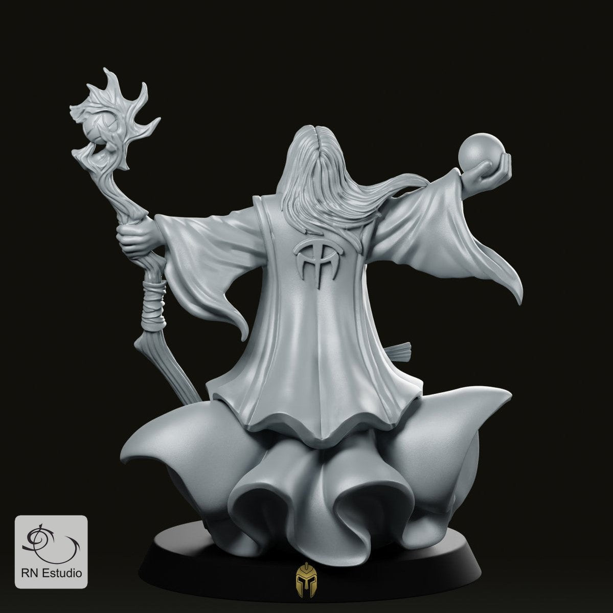 Dark Wizard LOTR Gormund Miniature