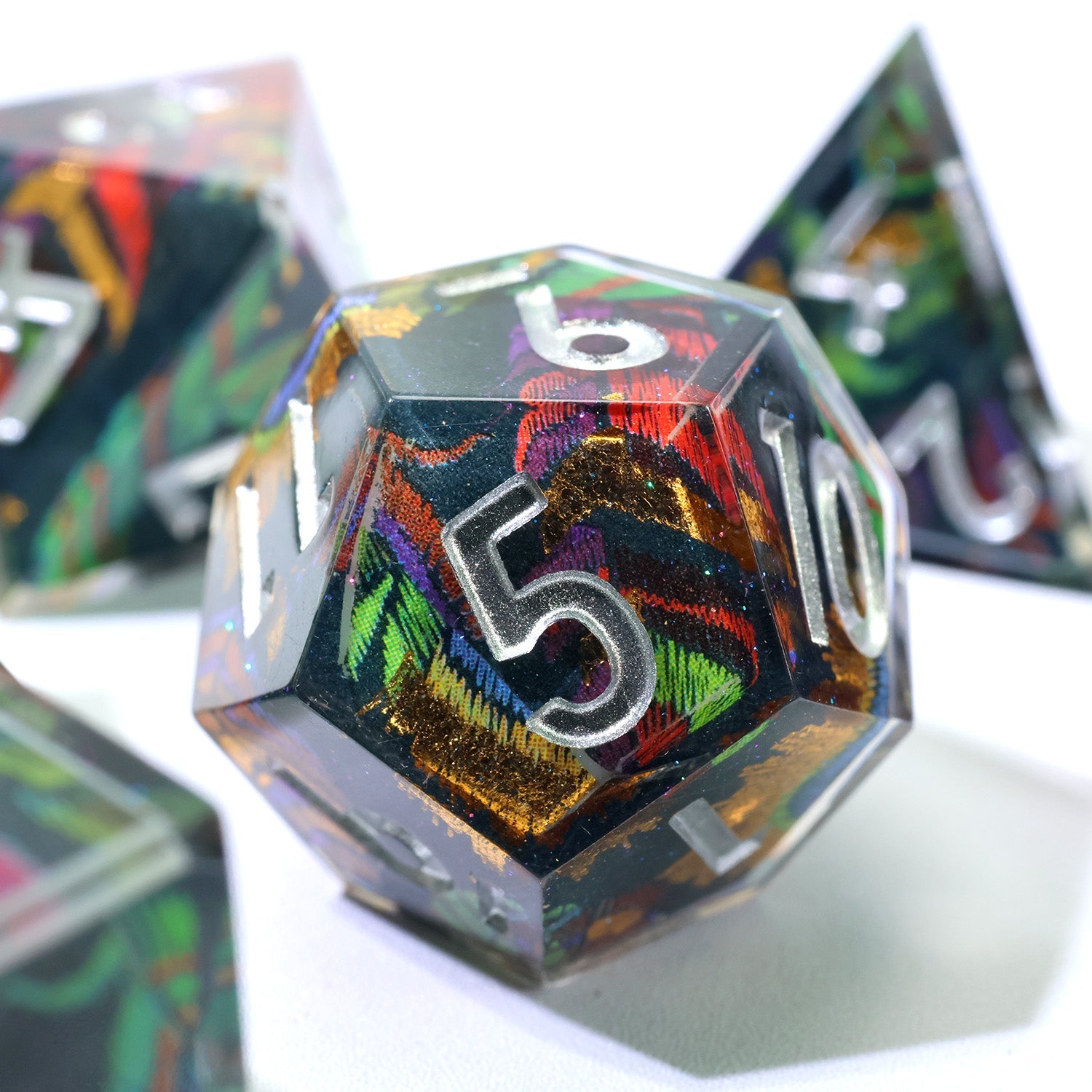 Feyplume | Art Core Dice | 7 Piece Set