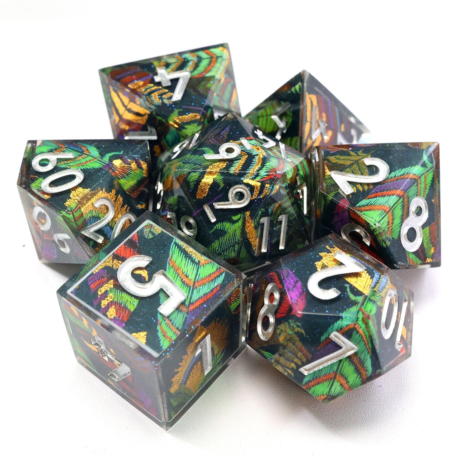 Feyplume | Art Core Dice | 7 Piece Set