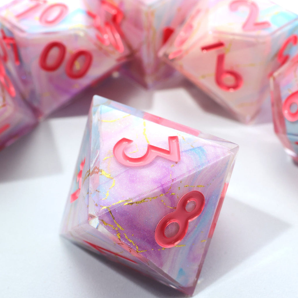 Lunaris Drift | Art Core Dice | 7 Piece Set