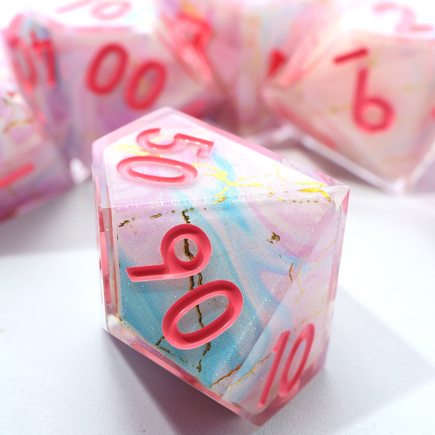 Lunaris Drift | Art Core Dice | 7 Piece Set