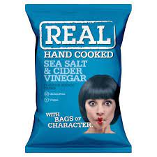 Sea salt and Cider vinegar - Real Crisps