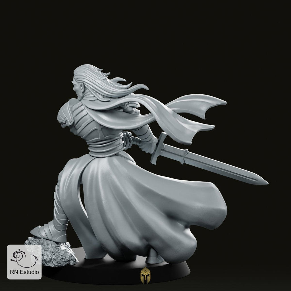 Elf Knight Levariel Miniature