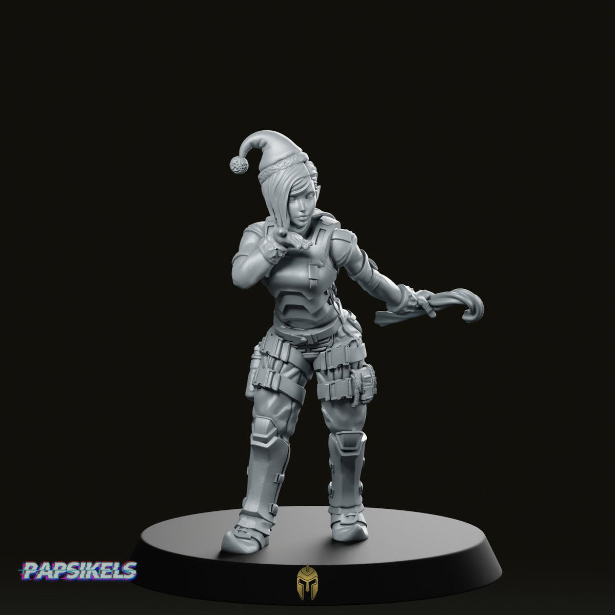 Elf with Candy Miniature