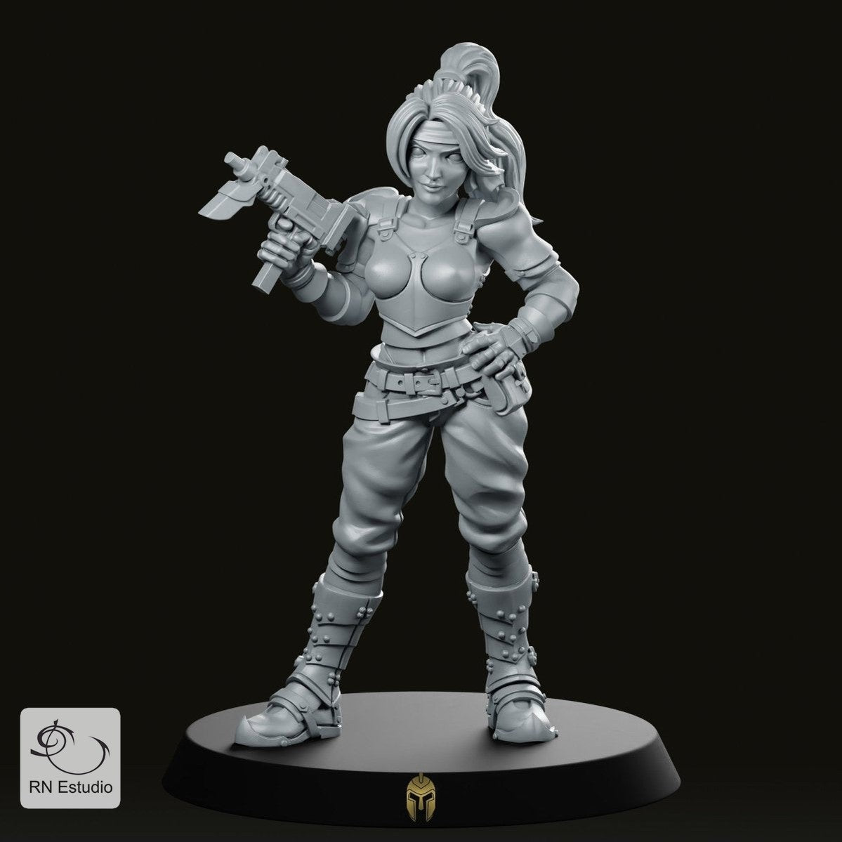 Fantasy Jessie Uzi JRPG Miniature