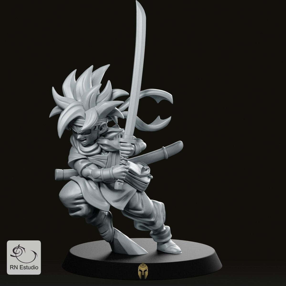 Fantasy Kentaro Swordmaster JRPG Miniature