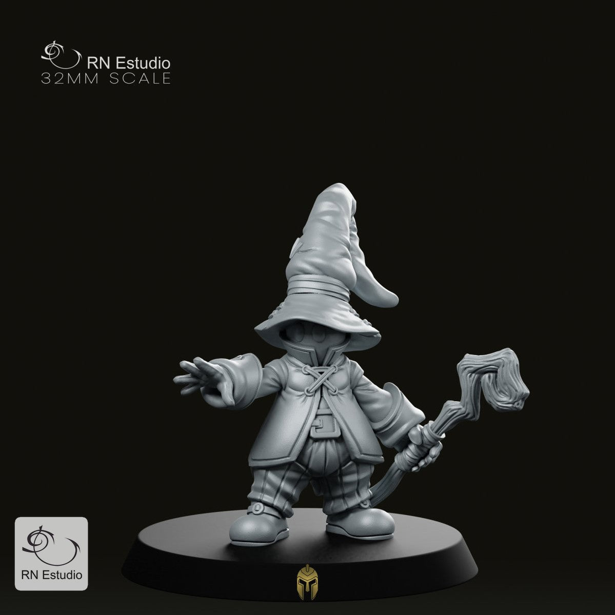 Fantasy Wizard Biboru Mage Miniature
