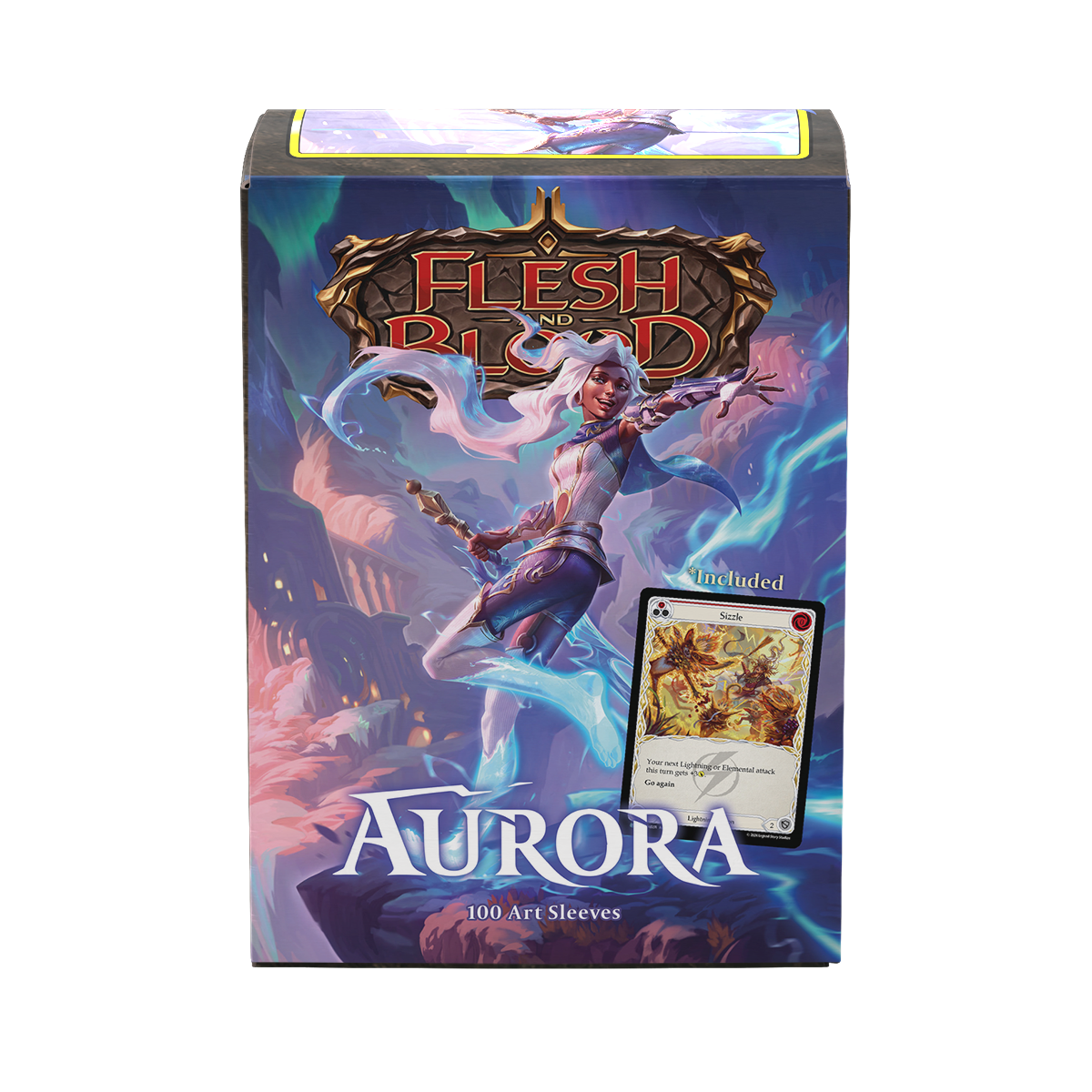 Dragon Shield: Standard 100ct Art Sleeves - Flesh and Blood (Aurora)