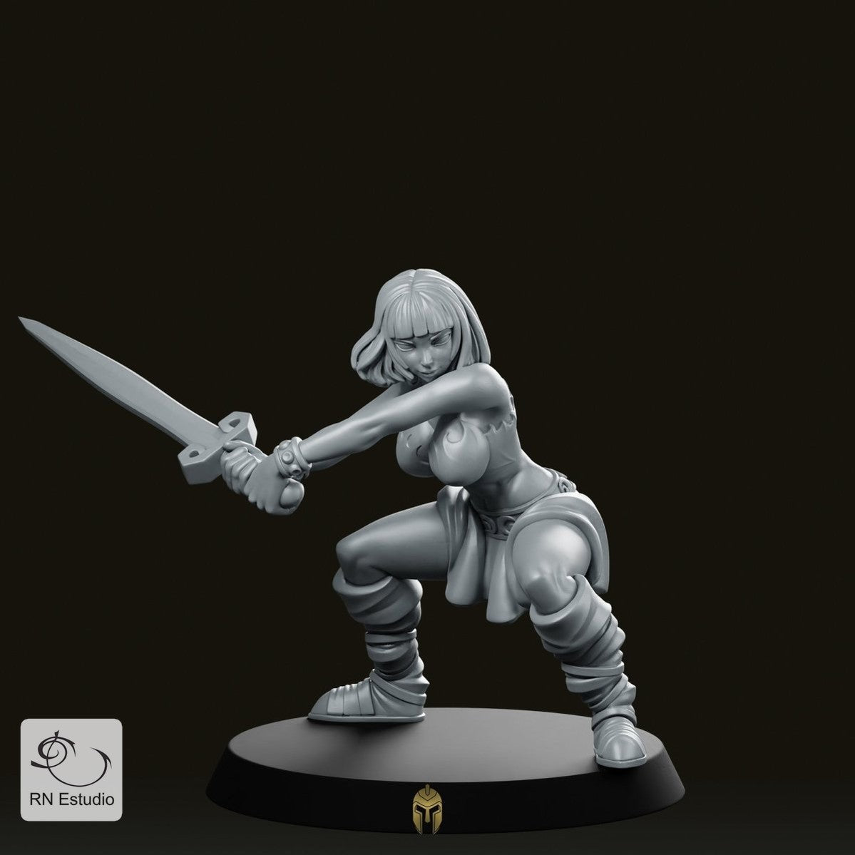 HeroQuest Female Barbarian Fantasy Miniature