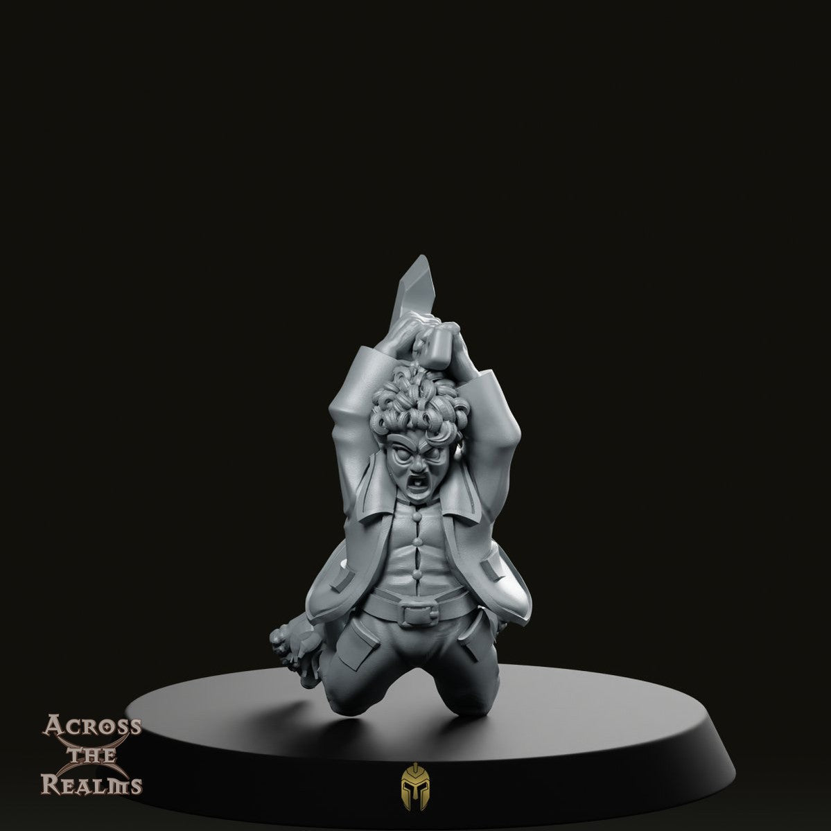 Halfling Strongman 4 Miniature