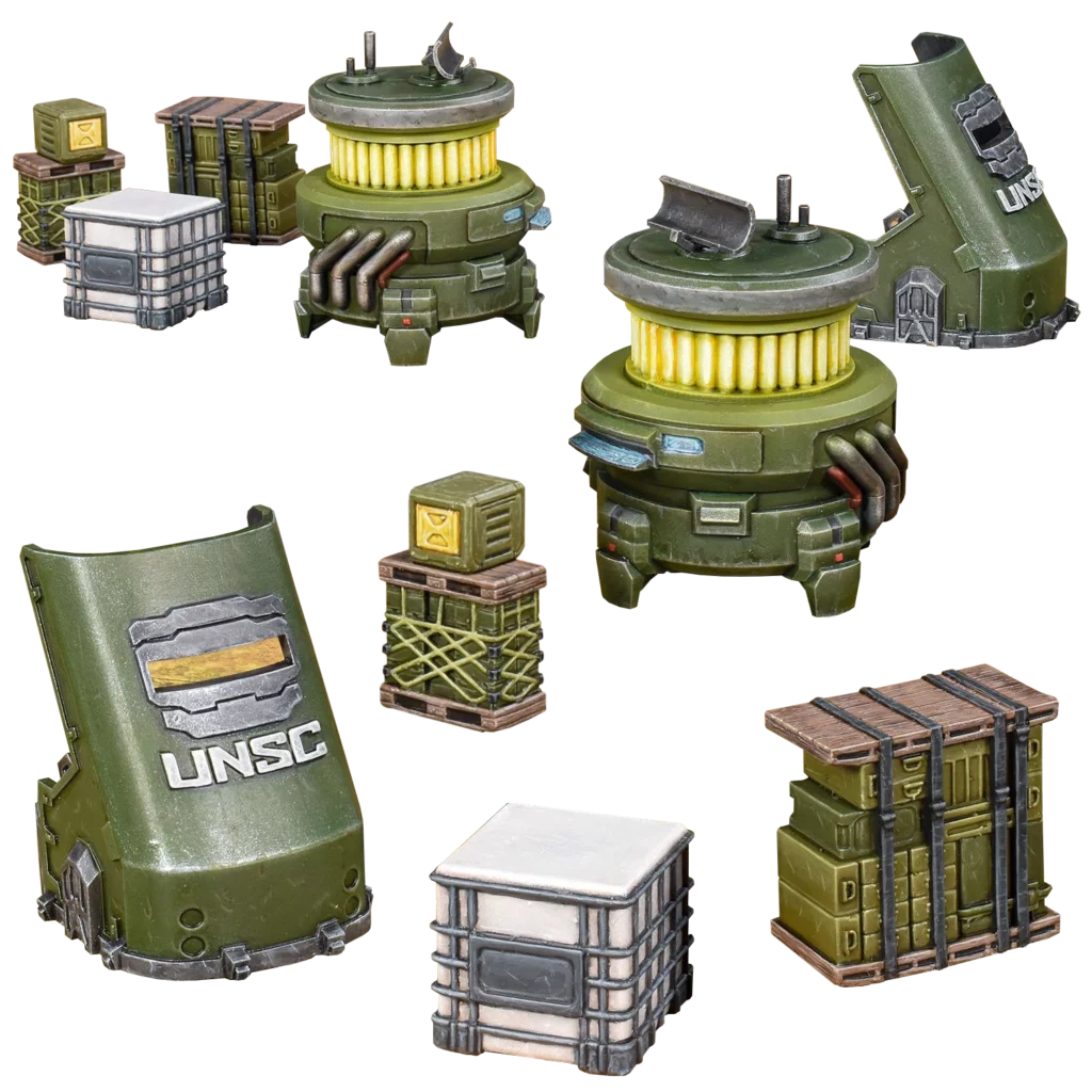 Halo: Flashpoint UNSC Scenery Set