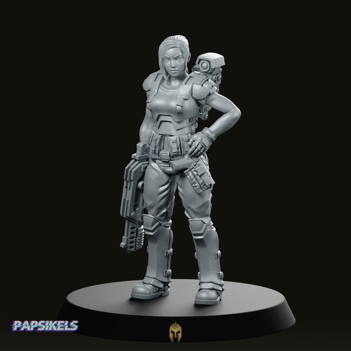 Human Colonial Marine Pvt Claire Grayfield  Miniature