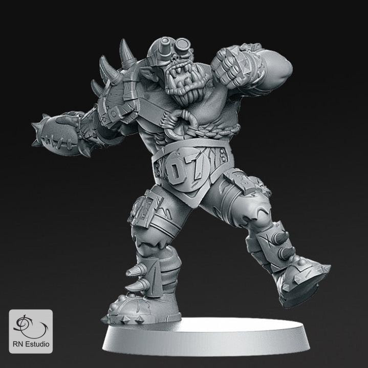 Orc Thrower Miniature