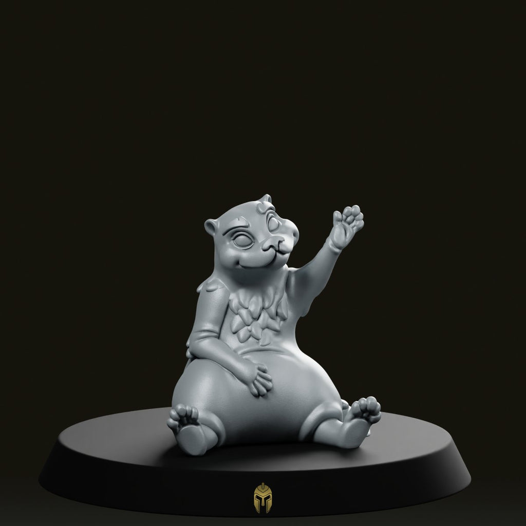 Otter Otto Bare A Companion Miniature
