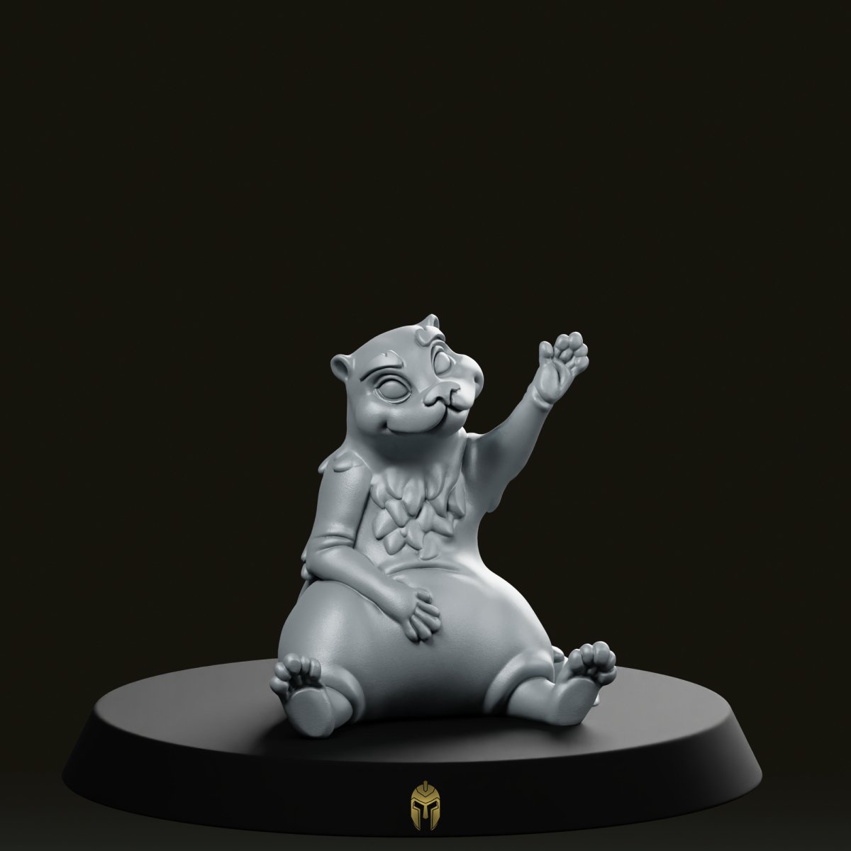 Otter Otto Bare A Companion Miniature