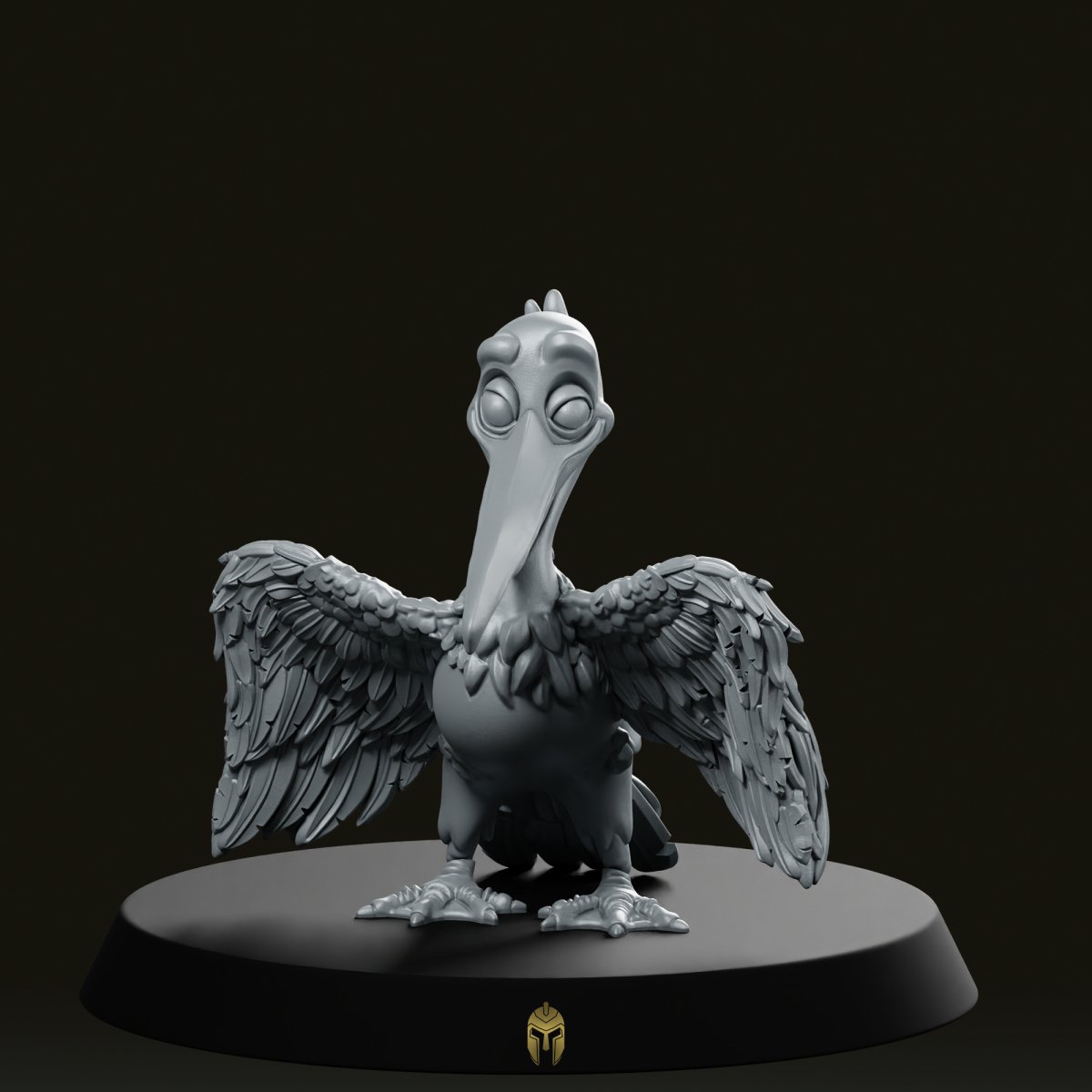 Pelican Pelik Bare B Bird Miniature