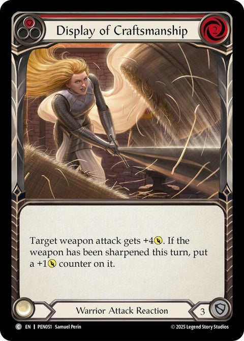 pen051-displayofcraftsmanshipred