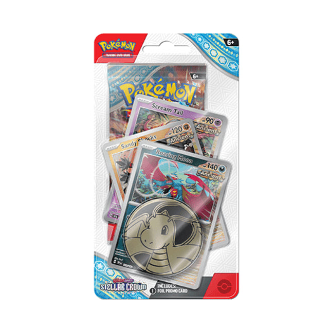 Pokémon TCG: Scarlet & Violet 7 - Stellar Crown - Premium Checklane (Roaring Moon)