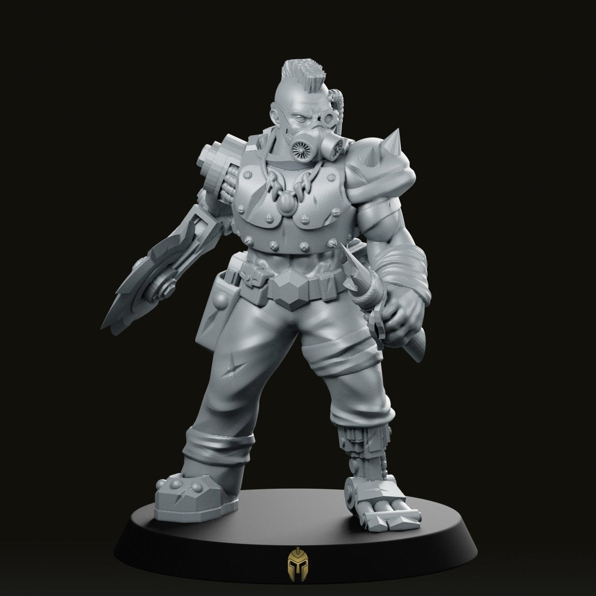 Prima Donna Cyberpunk Ganger Miniature