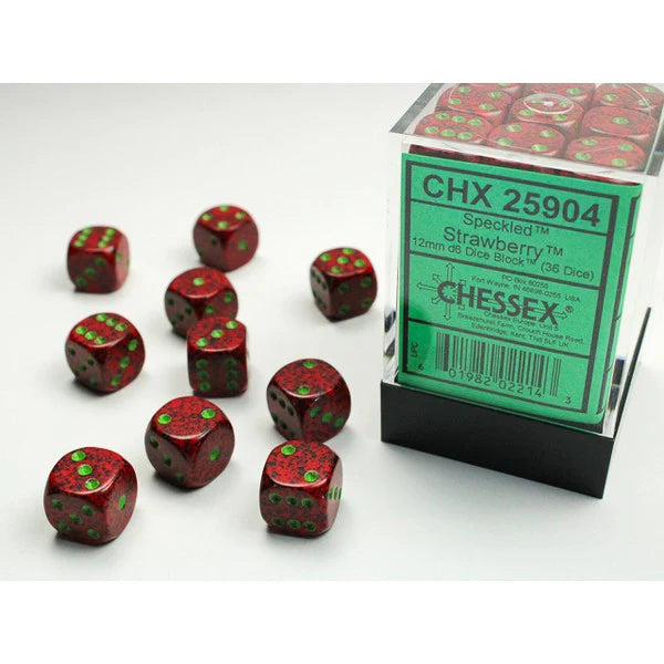 Speckled Strawberry (36 x D6 Dice)