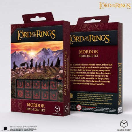 The Lord of the Rings: TCG 10x D6 - Mordor