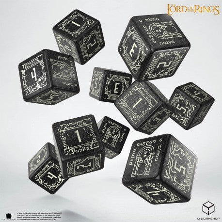 The Lord of the Rings: TCG 10x D6 - Moria Glow in the dark Dice Set
