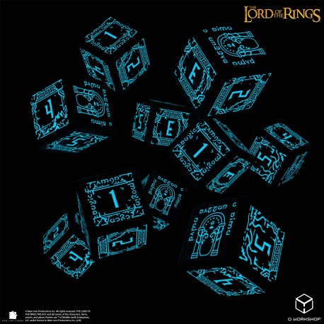 The Lord of the Rings: TCG 10x D6 - Moria Glow in the dark Dice Set