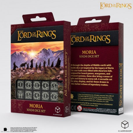The Lord of the Rings: TCG 10x D6 - Moria Glow in the dark Dice Set